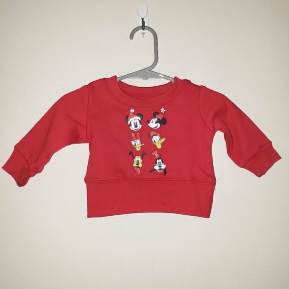 DISNEY BABY CHARACTER GRAPHIC SWEATSHIRT SIZE NEWBORN BABY NWT - Picture 1 of 3